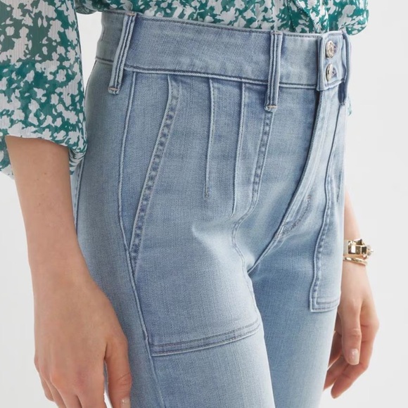 EUC White House Black Market High Rise Everyday Soft Jeans Size 14 - Picture 3 of 12